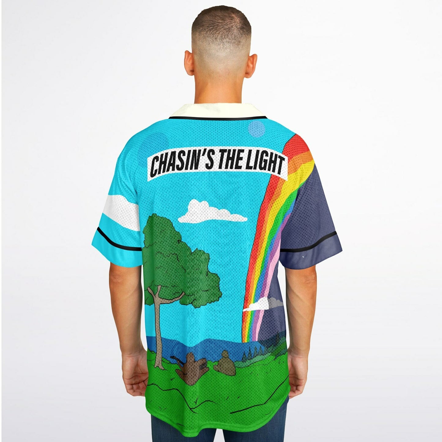 Chasin's the light Premium Baseball Jersey
