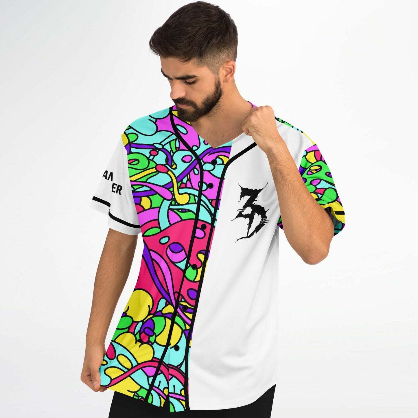 Break my heart and my neck Baseball Jersey