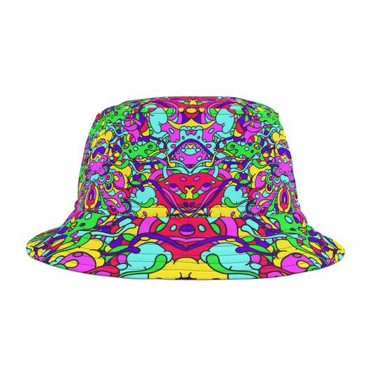 Colorful trippy Bucket Hat