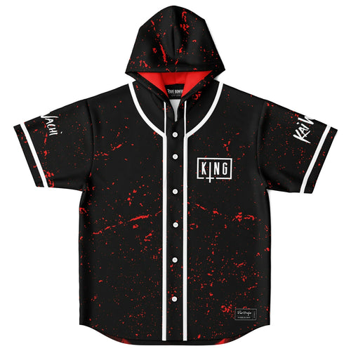 Ethan custom Hooded Baseball Jersey