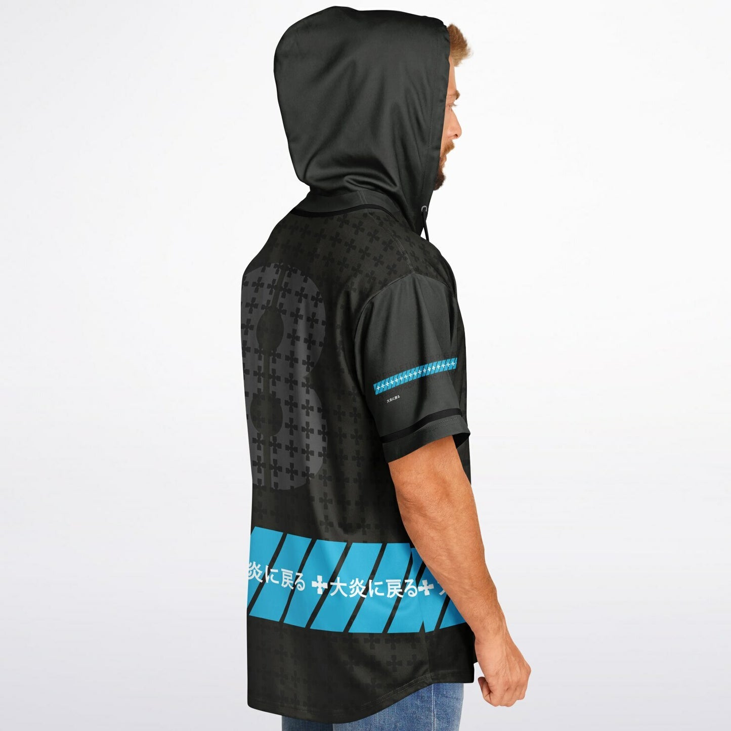 Zennon custom Hooded Baseball Jersey