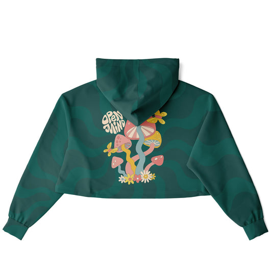Open Mind cropped hoodie