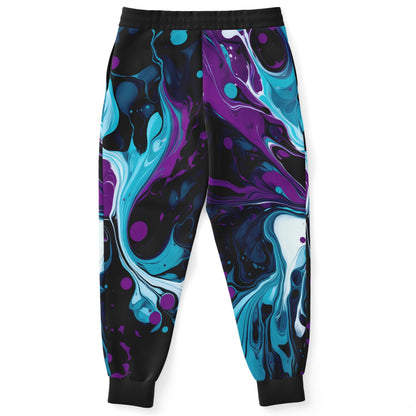 Purple Marbled Jogger