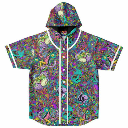 What a life Hooded Baseball Jersey