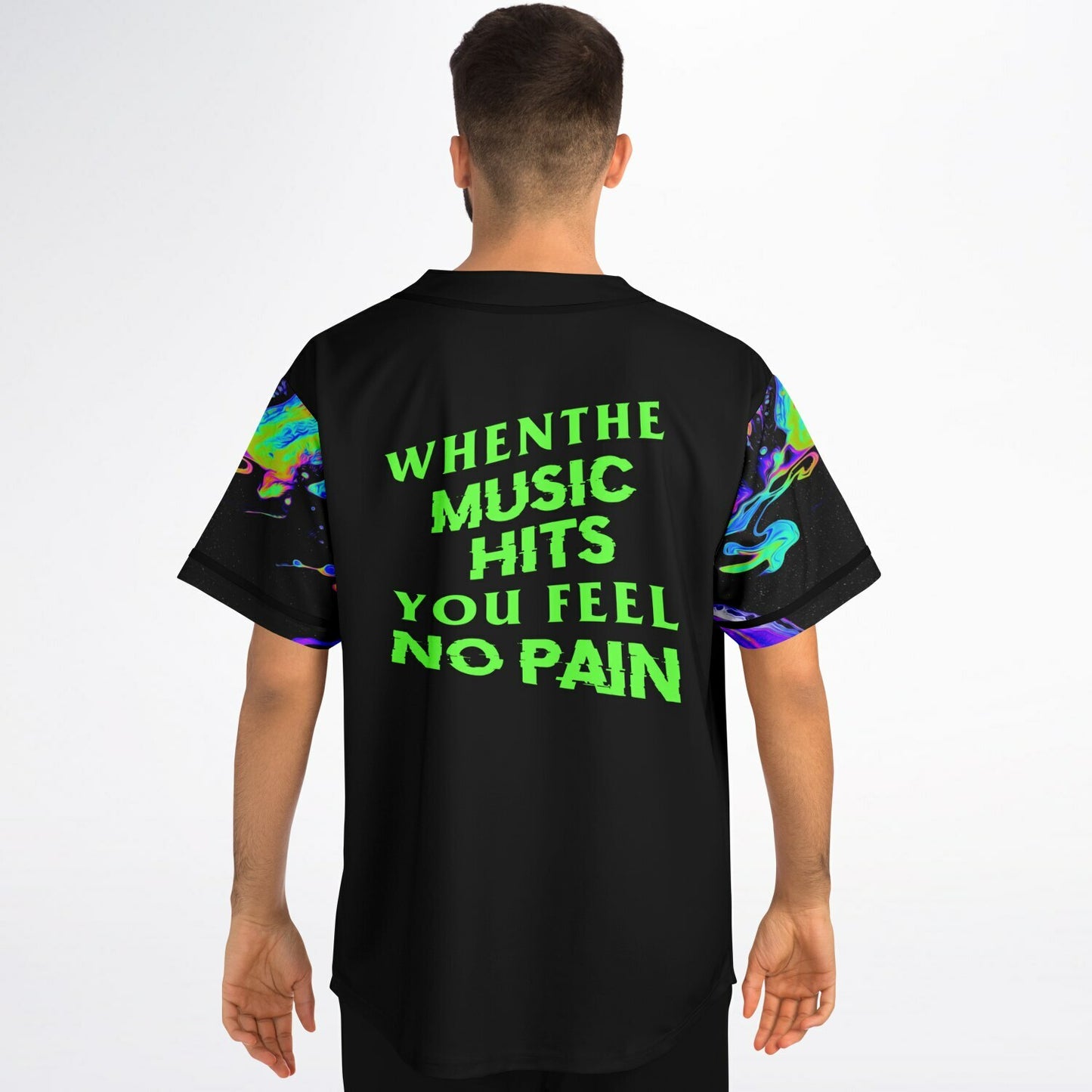 Feel no pain custom Baseball Jersey V1