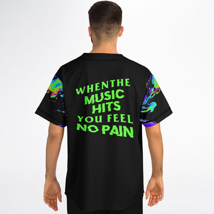 Feel no pain custom Baseball Jersey V1