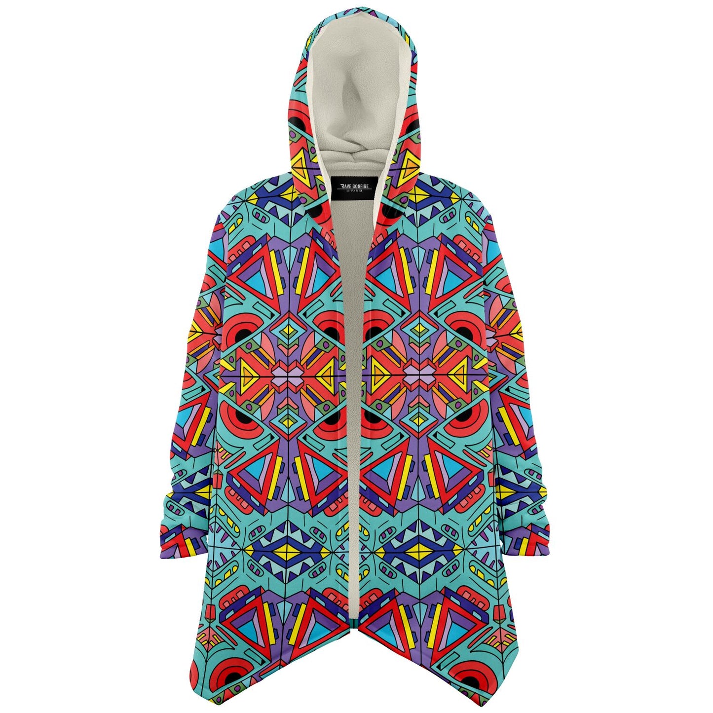 Trippy Doddle pattern 01 Microfleece Cloak