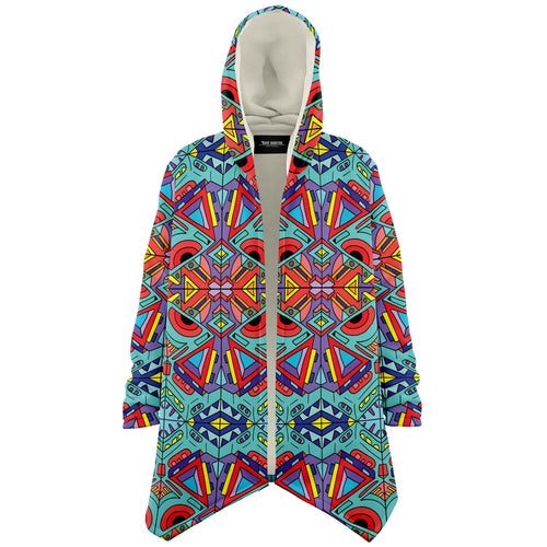 Trippy Doddle pattern 01 Microfleece Cloak