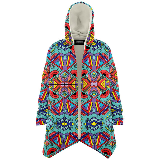 Trippy Doddle pattern 01 Microfleece Cloak