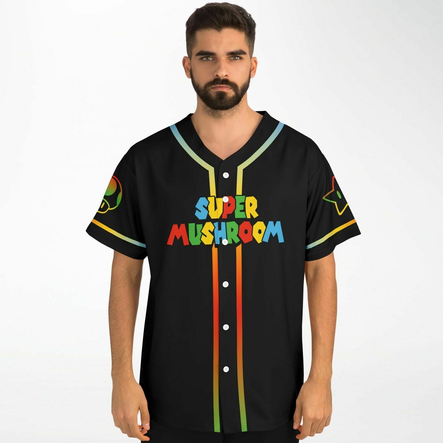 Super Mushroom Baseball Jersey