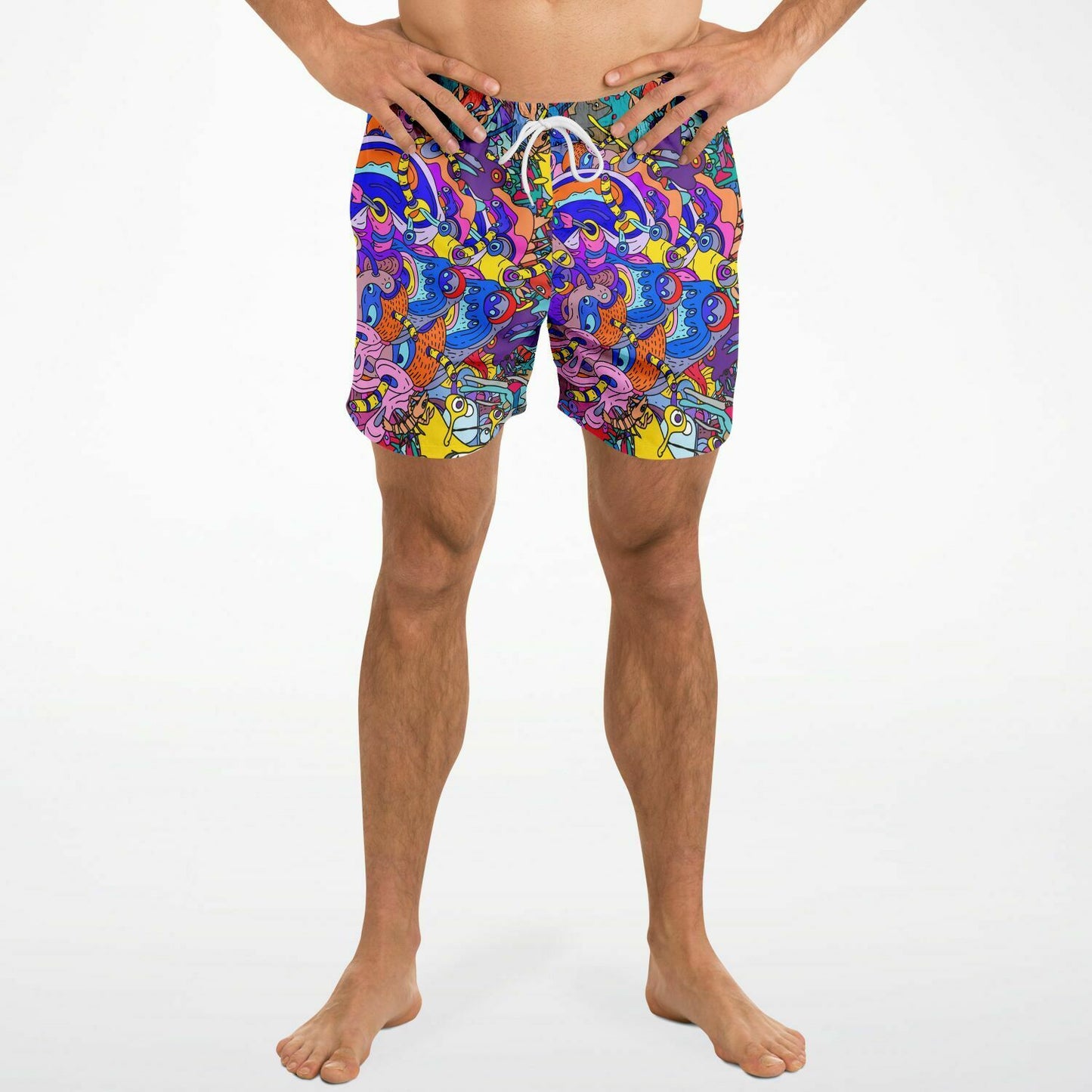 Trippy doddles Swim Trunks