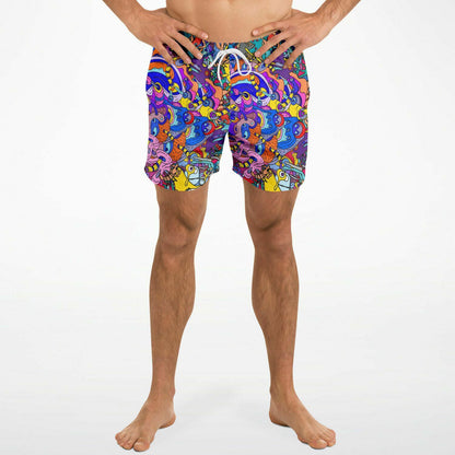 Trippy doddles Swim Trunks
