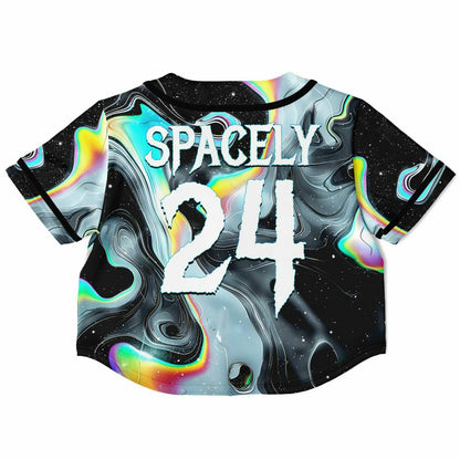 Spacely Cropped Baseball Jersey