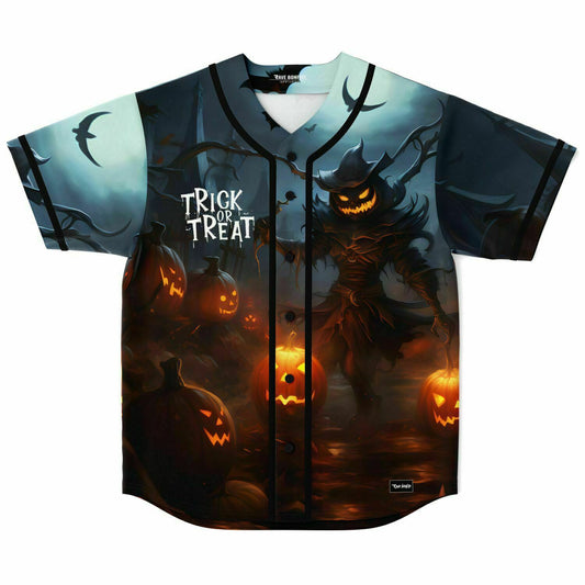 Trick or Treat Halloween Baseball Jersey