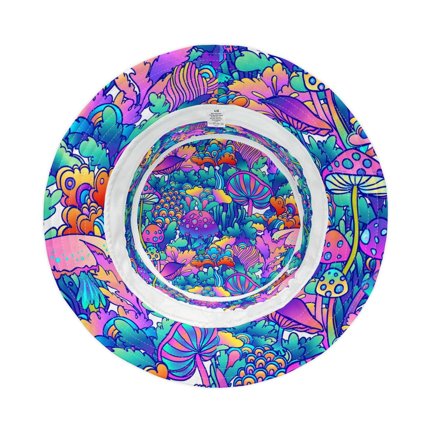 Colorful mushrooms Bucket Hat