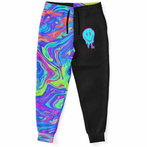 neon Liquid dripping smiley jogger newww