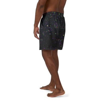 Colorful galaxy Swim Shorts (Printify)