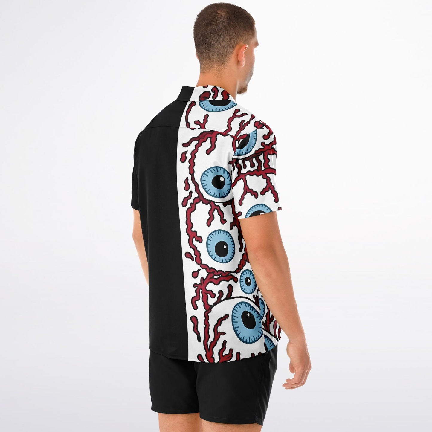 Trippy eyes buttons up shirt copy