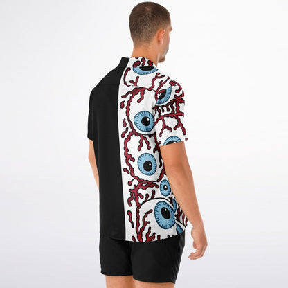 Trippy eyes buttons up shirt copy