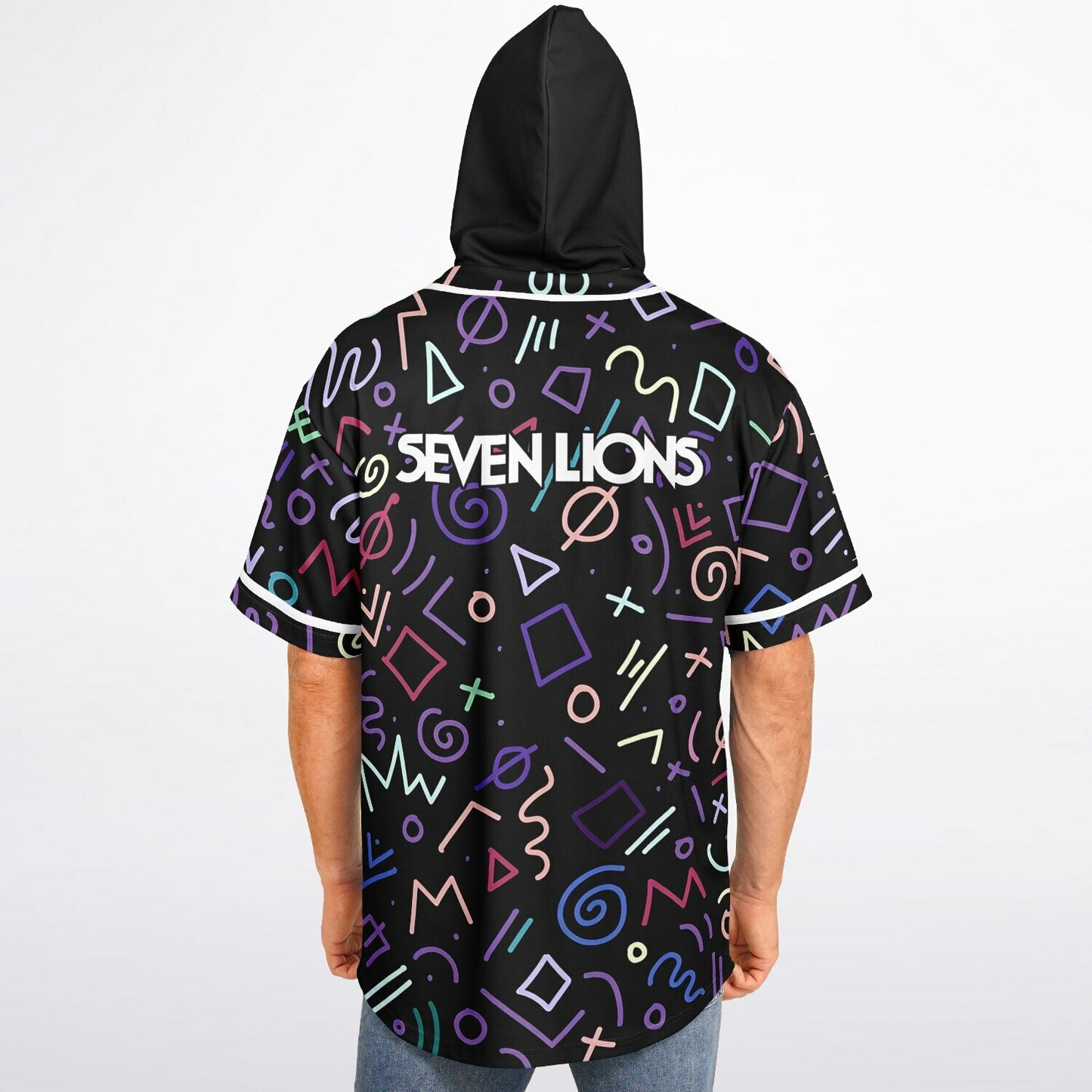 Nicole E Hooded Baseball Jersey V5