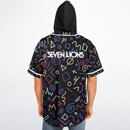 Nicole E Hooded Baseball Jersey V5