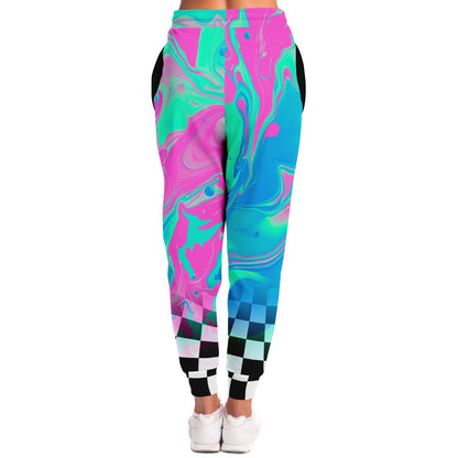 Trippy acid checkered Jogger
