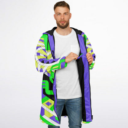 Alien pattern Zipper Cloak