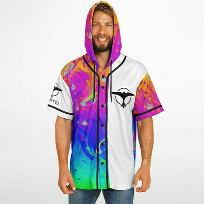 Sam custom Hooded Baseball Jersey