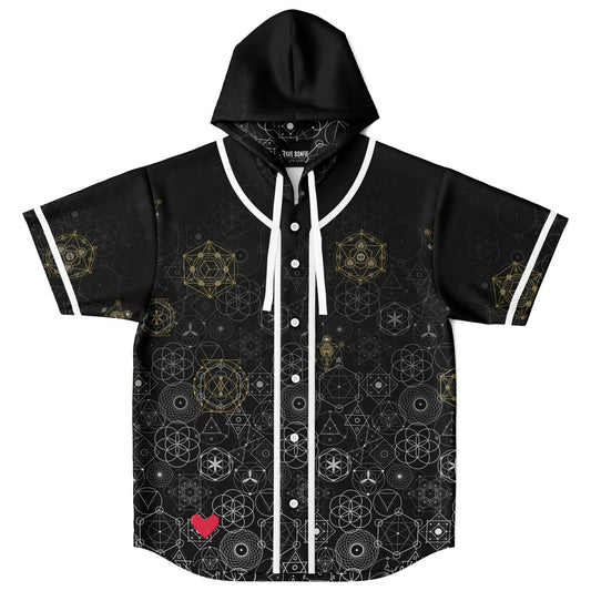 Nicole custom Hooded Baseball Jersey V2