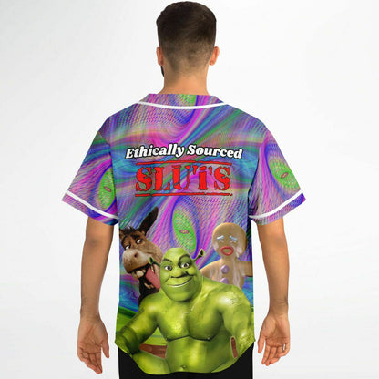 Sourced sluts Baseball Jersey