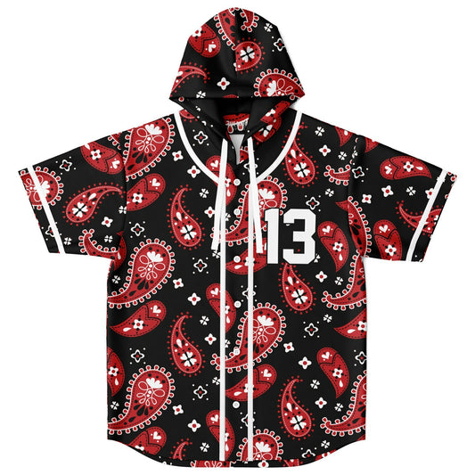 Daniel custom Hooded Baseball Jersey