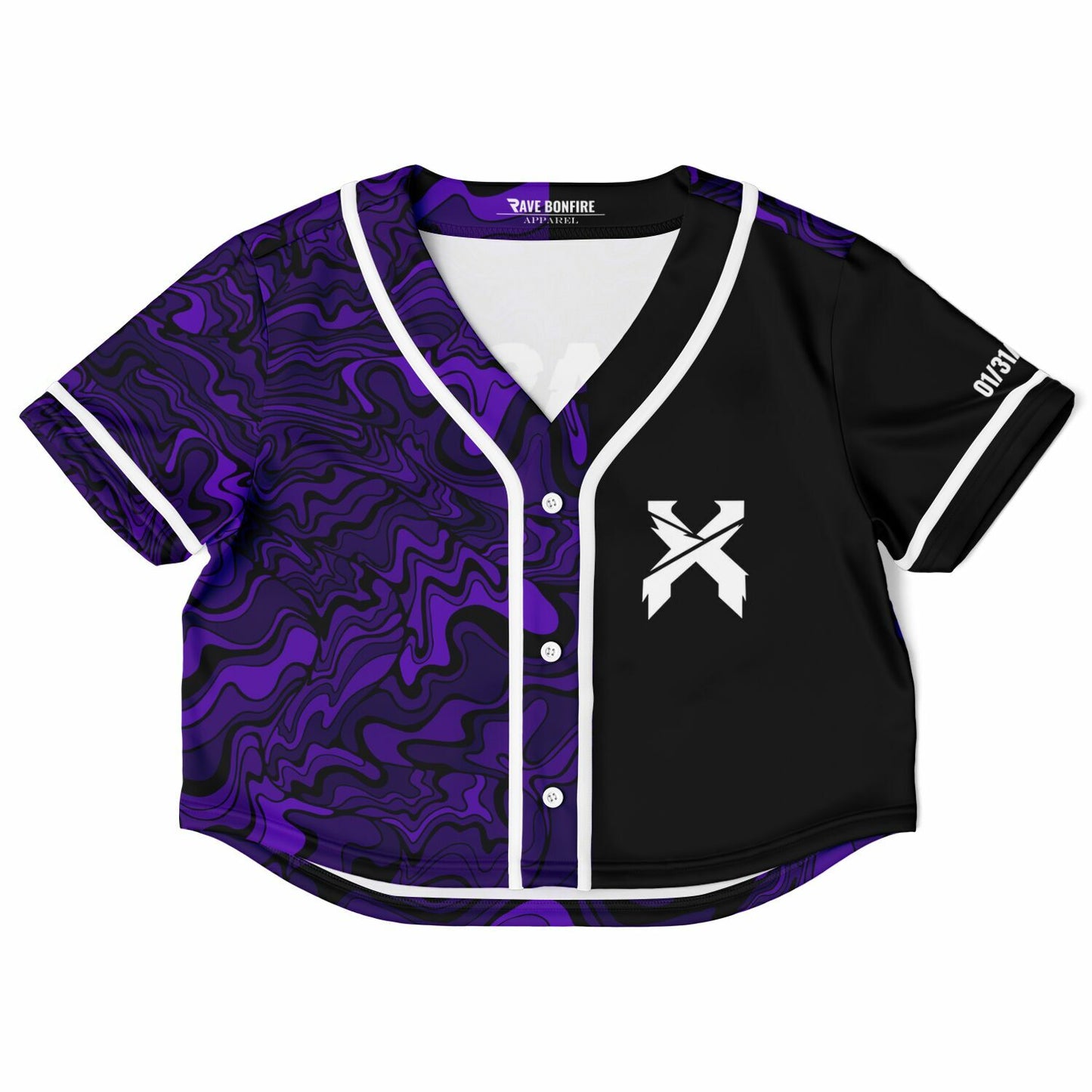 Anayeli custom Cropped Baseball Jersey