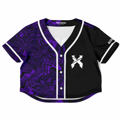 Anayeli custom Cropped Baseball Jersey