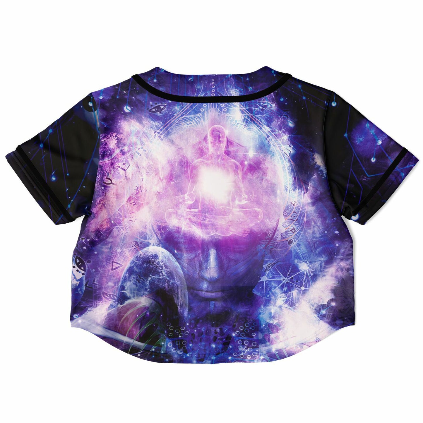 Humanity  cropped baseball jersey
