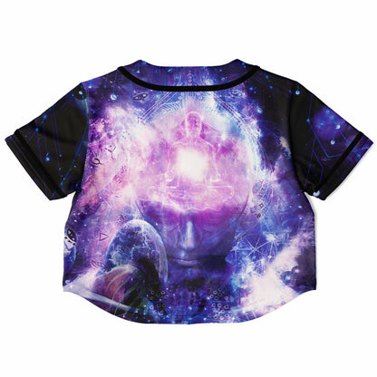Humanity  cropped baseball jersey