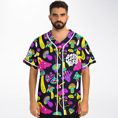 Acid Mushrooms Baseball Jersey