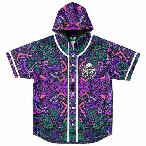 Certified Headbanger Hooded Baseball Jersey