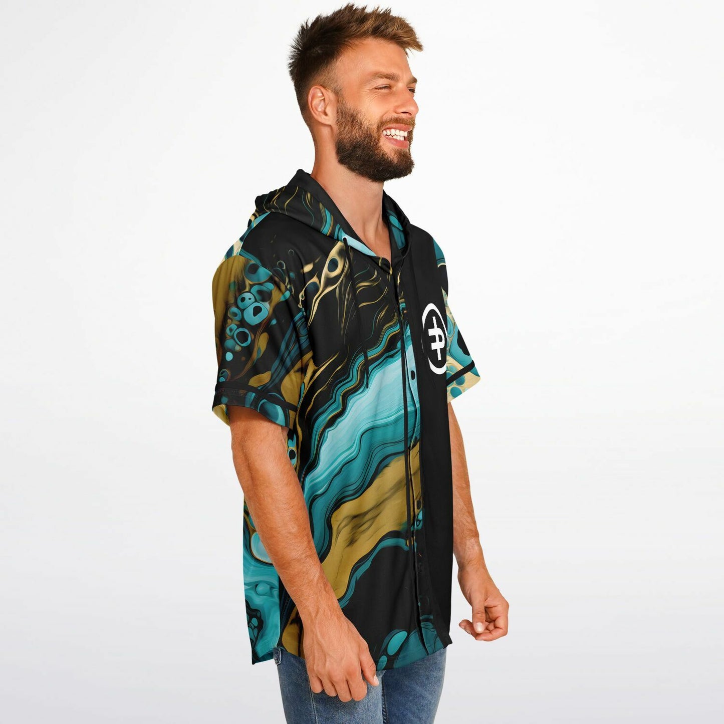 Flux Hooded Baseball Jersey