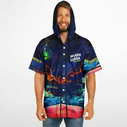 Rick x subtronics Hooded Baseball Jersey