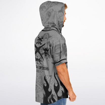 Four sea emperors Hooded Baseball Jersey
