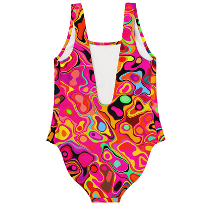 Trippy MArbled rave body suit