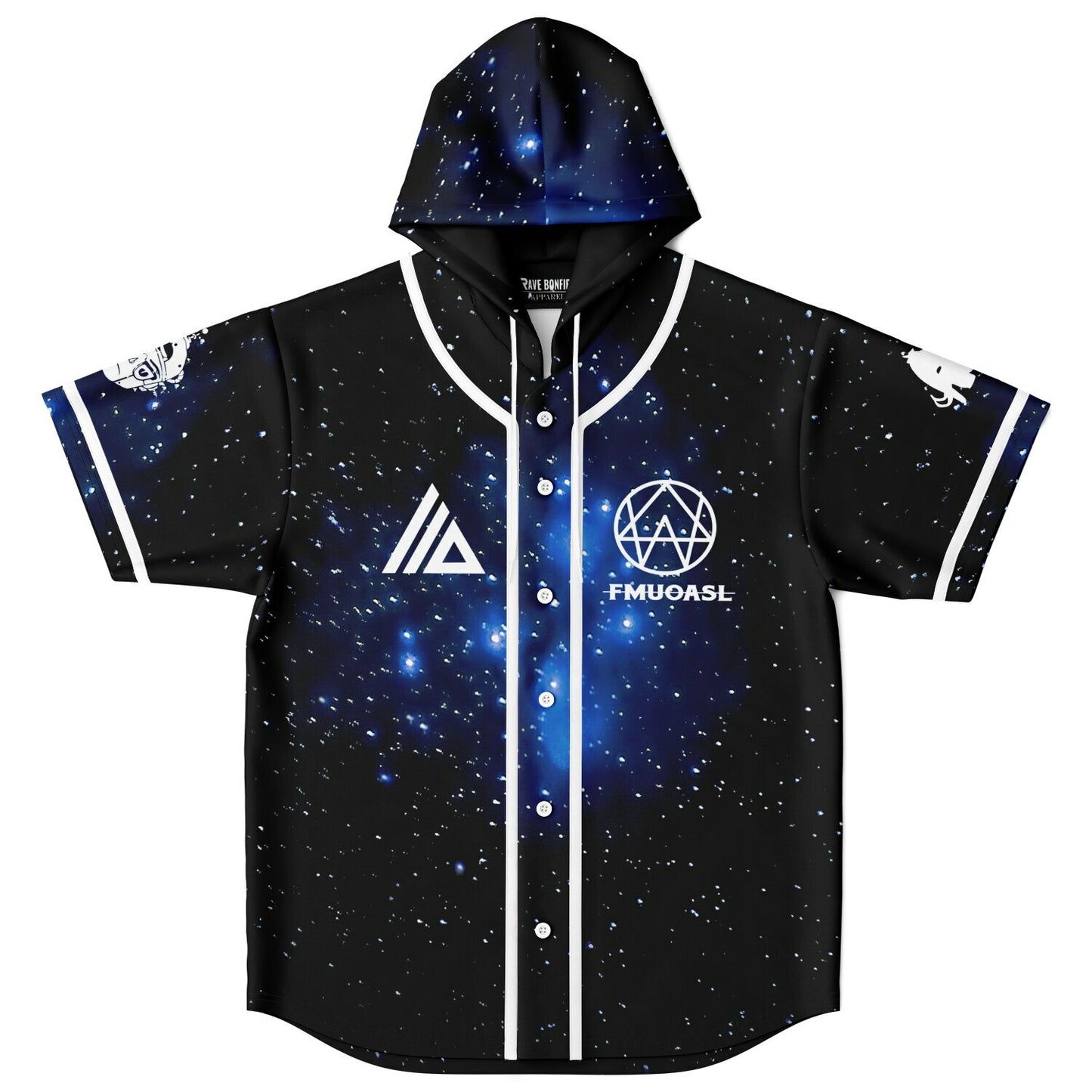 Todd custom Hooded Baseball Jersey