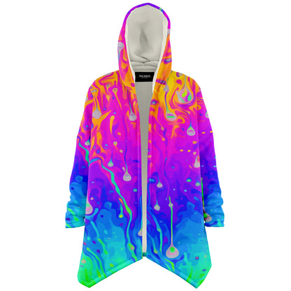 Trippy rainbow rave cloak neww