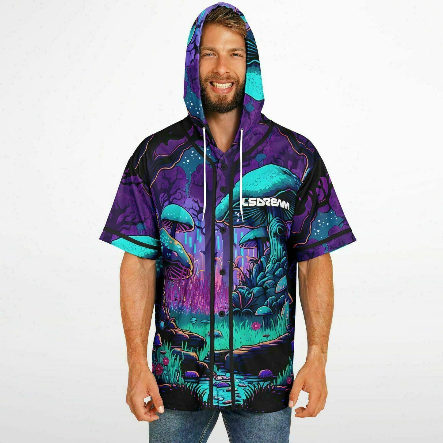 Lsdreamer Hooded Baseball Jersey