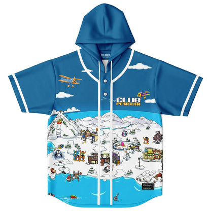 Nick S custom Hooded Baseball Jersey