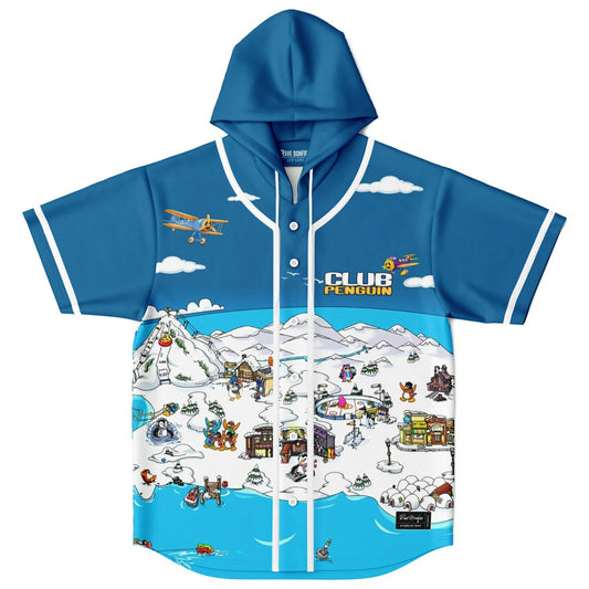 Nick S custom Hooded Baseball Jersey