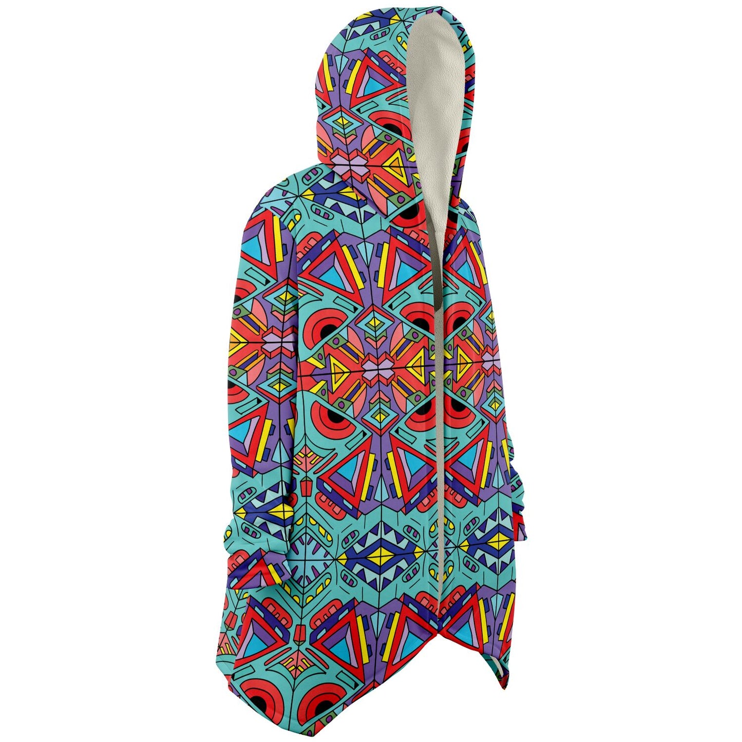 Trippy Doddle pattern 01 Microfleece Cloak