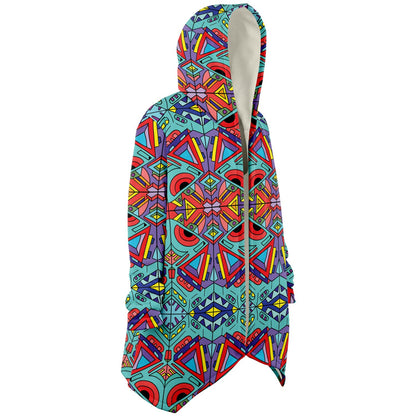 Trippy Doddle pattern 01 Microfleece Cloak