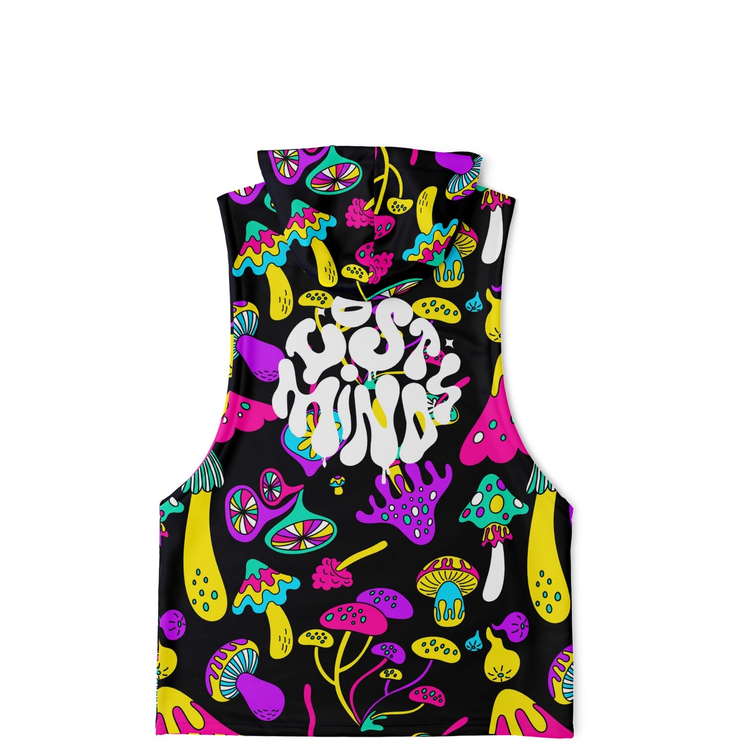 Acid Mushrooms  Sleeveless Hoodie