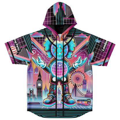 Kaushik custom Hooded Baseball Jersey